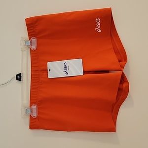 NWT Asics Orange Volleyball Shorts Size M